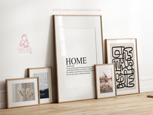 Load image into Gallery viewer, Beige & Black Cutout style Modern Minimalist Abstract Poster
