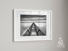 Load image into Gallery viewer, Landscape Jetty Monochrome Print