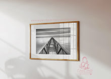 Load image into Gallery viewer, Landscape Jetty Monochrome Print