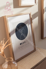 Load image into Gallery viewer, Line Art Star Map - Chart Constellation Poster
