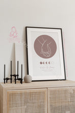 Load image into Gallery viewer, Line Art Star Map - Chart Constellation Poster