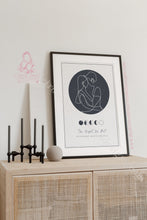 Load image into Gallery viewer, Line Art Star Map - Chart Constellation Poster