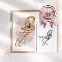 Load image into Gallery viewer, Mother And Newborn Child Siblings Babies Mum Mothers Days Gift For Twins Posters Prints & Visual