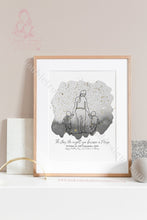 Load image into Gallery viewer, Mothers Day Nana Gift For Herstar Map Line Art Print