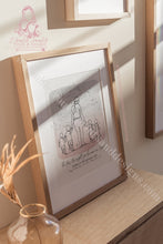 Load image into Gallery viewer, Mothers Day Nana Gift For Herstar Map Line Art Print