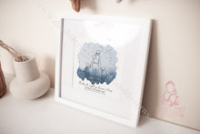 Load image into Gallery viewer, Mothers Day Nana Gift For Herstar Map Line Art Print