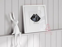 Load image into Gallery viewer, ULTRASOUND BASIC SHAPE - BABY SCAN PRINT- FRAME- PREGNANCY - GIFT