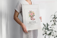 Load image into Gallery viewer, Mothers Day Flower Vase Print - Gift for Her - Mothering Sunday
