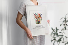 Load image into Gallery viewer, Mothers Day Flower Vase Print - Gift for Her - Mothering Sunday