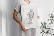 Load image into Gallery viewer, Dad and children Hands -Personalised father print