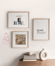 Load image into Gallery viewer, Pampas Love Script Home Print