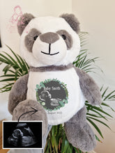 Load image into Gallery viewer, Large Teddy Panda Baby Scan - Pregnancy Announcement - Baby Gift