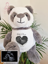 Load image into Gallery viewer, Large Teddy Panda Baby Scan - Pregnancy Announcement - Baby Gift