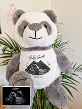 Load image into Gallery viewer, Large Teddy Panda Baby Scan - Pregnancy Announcement - Baby Gift