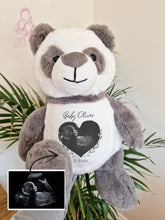 Load image into Gallery viewer, Large Teddy Panda Baby Scan - Pregnancy Announcement - Baby Gift