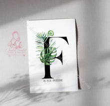 Load image into Gallery viewer, Personalised Jungle Safari Animal Portrait Prints
