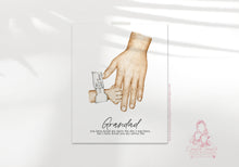 Load image into Gallery viewer, Grandad and Grandchildren Hands - Fathers Day - Birthday