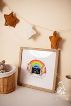 Load image into Gallery viewer, Rainbow Baby - Ultrasound Scan Keepsake