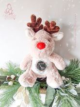 Load image into Gallery viewer, Reindeer Christmas Teddy Baby Scan - Pregnancy Announcement - Baby Gift