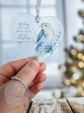 Load image into Gallery viewer, Robin Memorial Loved Ones Christmas Ornament Bauble