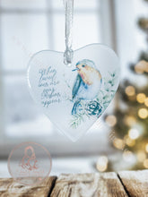 Load image into Gallery viewer, Robin Memorial Loved Ones Christmas Ornament Bauble