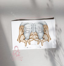 Load image into Gallery viewer, Twin Gift Newborn Baby Twins - Siblings Gift For