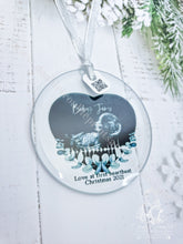 Load image into Gallery viewer, Video Qr Code Bumps First Christmas Baby Scan Ultrasound Ornament