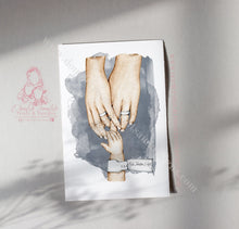Load image into Gallery viewer, Watercolor Family Parents And Children