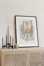 Load image into Gallery viewer, Watercolor Family Parents And Children