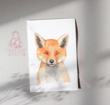 Load image into Gallery viewer, Woodland Prints Set Of 6 Forest Friends Nursery Decor Animal
