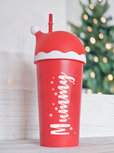 Load image into Gallery viewer, Christmas Santa Hat Personalised Cold Cup
