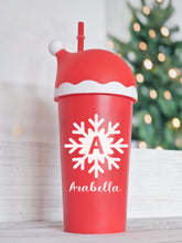 Load image into Gallery viewer, Christmas Santa Hat Personalised Cold Cup
