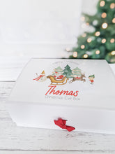 Load image into Gallery viewer, Personalised Santa Sleigh Christmas Eve Gift box
