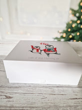 Load image into Gallery viewer, Ice Skating Penguin Personalised Christmas Eve Gift box
