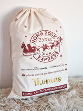 Load image into Gallery viewer, Personalised Christmas Sack
