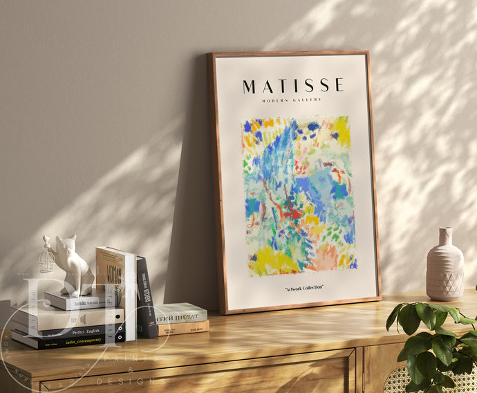 Henri Matisse Colourful Wall Poster - Modern wall posters- Abstract wall art for your home
