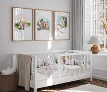 Load image into Gallery viewer, Winnie the pooh set of 3 Nursery Prints
