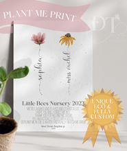 Load image into Gallery viewer, Plant me Teacher appreciation Thank you gift - Eco Friendly &amp; Plantable- Flower Stems
