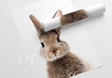Load image into Gallery viewer, Neutral set of 3 Personalised Bunny Nursery Prints

