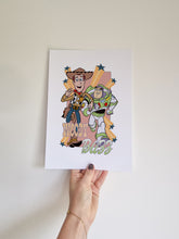 Load image into Gallery viewer, Toy Story set of 2 Woody and Buzz Nursery Prints
