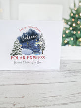 Load image into Gallery viewer, Personalised Polar Express Train 2 Christmas Eve Gift box
