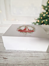 Load image into Gallery viewer, Personalised Rabbit Wreath 2 Christmas Eve Gift Box
