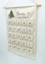 Load image into Gallery viewer, Eeyore Hanging Christmas Countdown Canvas advent calendar
