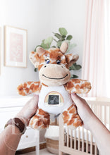 Load image into Gallery viewer, Giraffe Teddy Baby Scan - Pregnancy Announcement - Baby Gift

