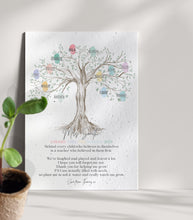 Load image into Gallery viewer, Plant me Teacher appreciation Thank you gift - Eco Friendly &amp; Plantable- Tree
