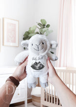 Load image into Gallery viewer, Baby Scan Lamb Teddy - Pregnancy Reveal - Baby Gift
