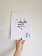 Load image into Gallery viewer, Winnie the pooh set of 2 sometimes quote
