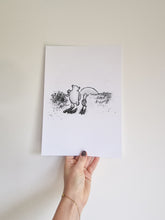 Load image into Gallery viewer, Winnie the pooh set of 3 sketch Nursery Prints
