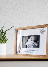 Load image into Gallery viewer, First Fathers Day Custom Photo Frame
