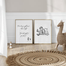 Load image into Gallery viewer, Winnie the pooh set of 2 love quote
